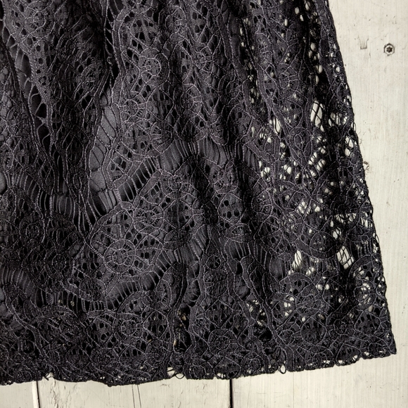 NWT Massimo Black Lace Dress Fit and Flare - Picture 4 of 8